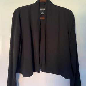Woman’s black loose jacket. Perfect for spring or summer evenings